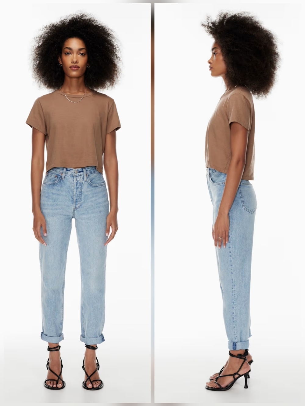 Denim Forum 28 Indie Sleeze Slouchy 90s Organic Button Fly BF High Rise Jeans